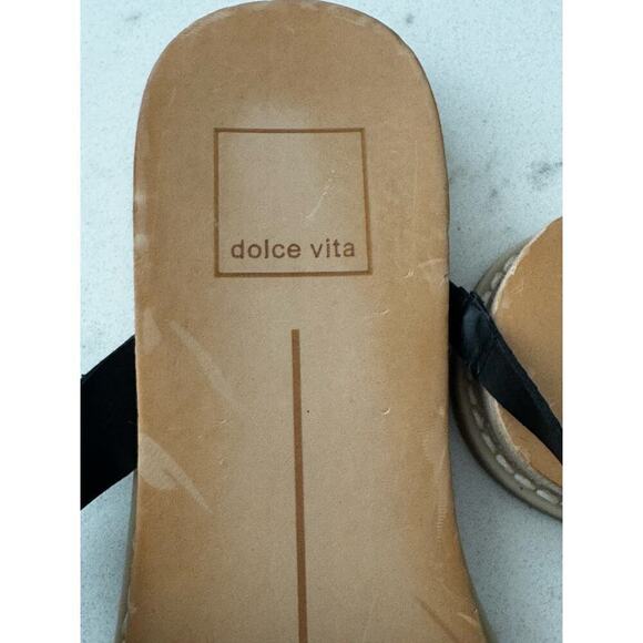 Dolce Vita Black and Tan Nebi Sandal Size 9 - Picture 5 of 5
